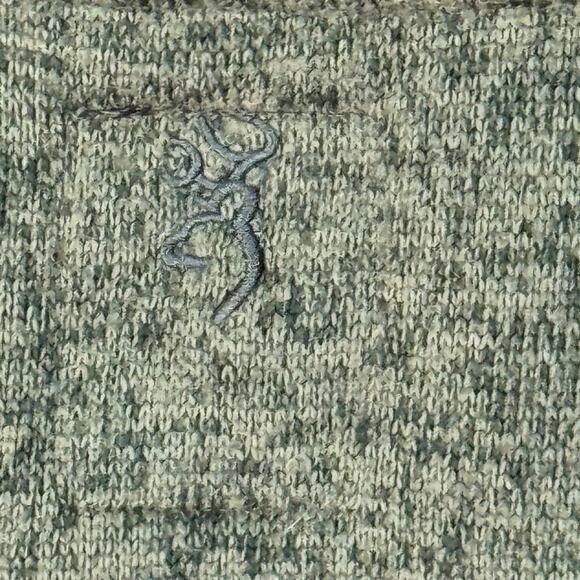 Browning Green Pullover 1/4 zip XXL - Picture 4 of 4